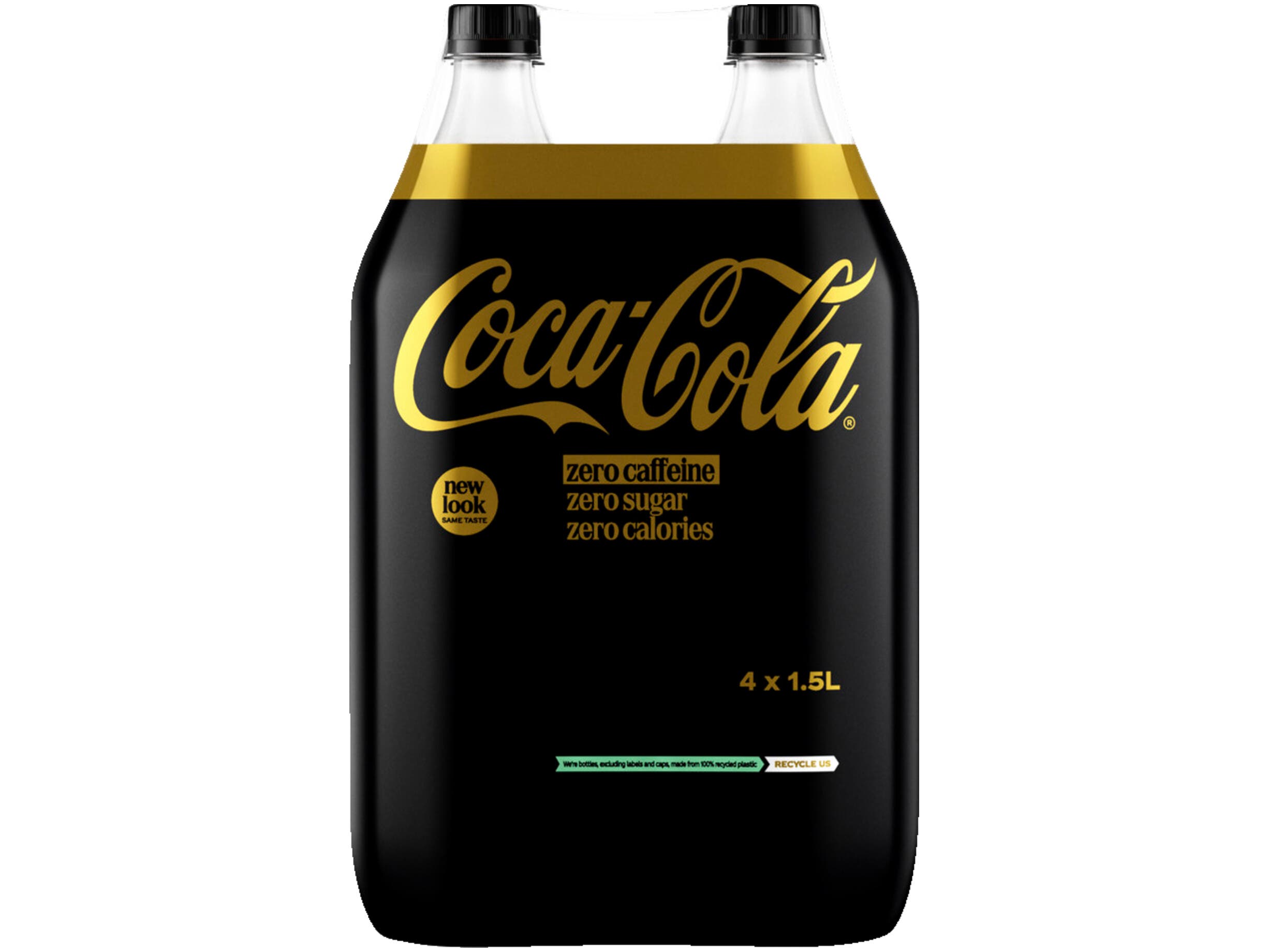 Coca-Cola Zero sugar zero caffeine & calories 4-pack