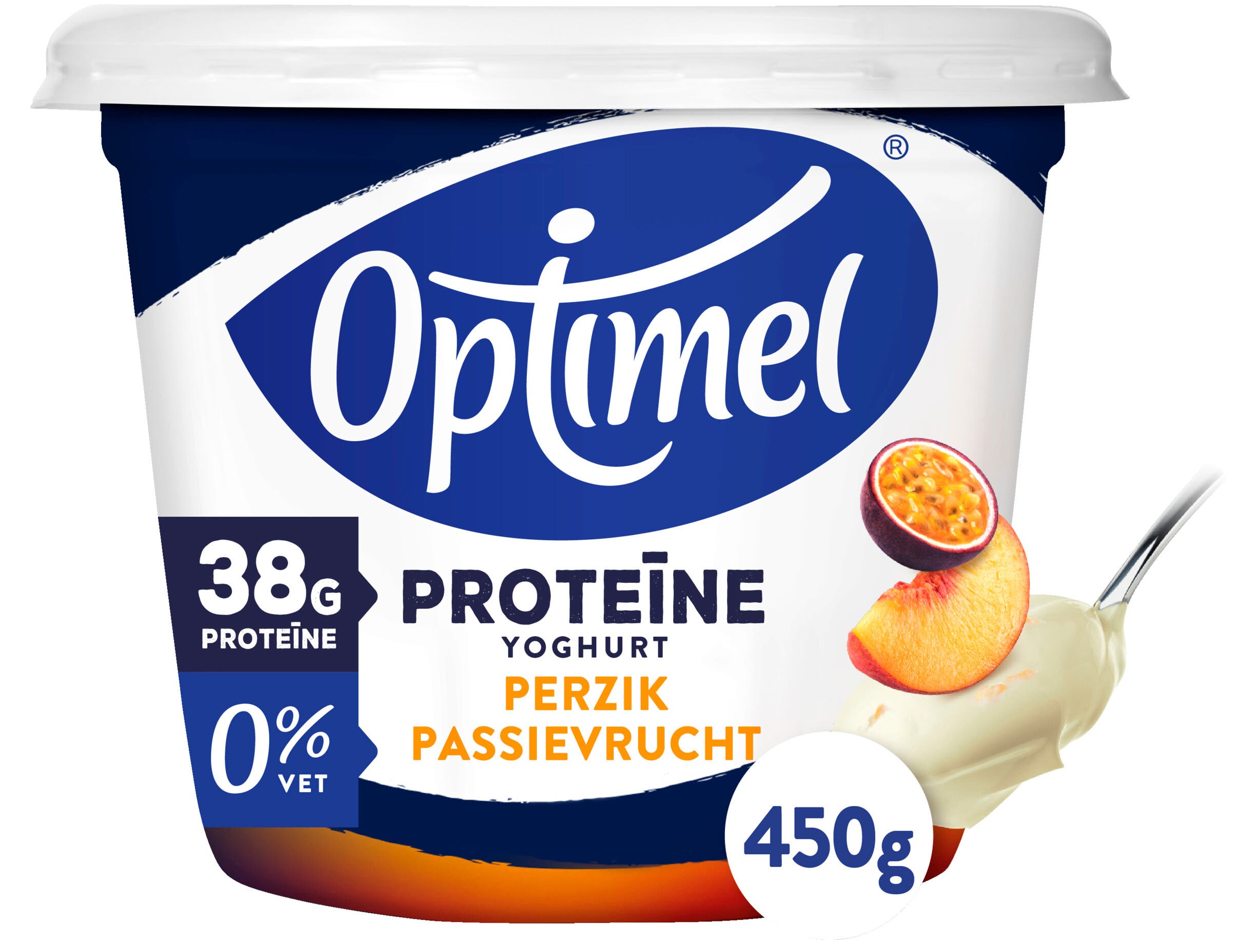 Optimel Protein yoghurt perzik