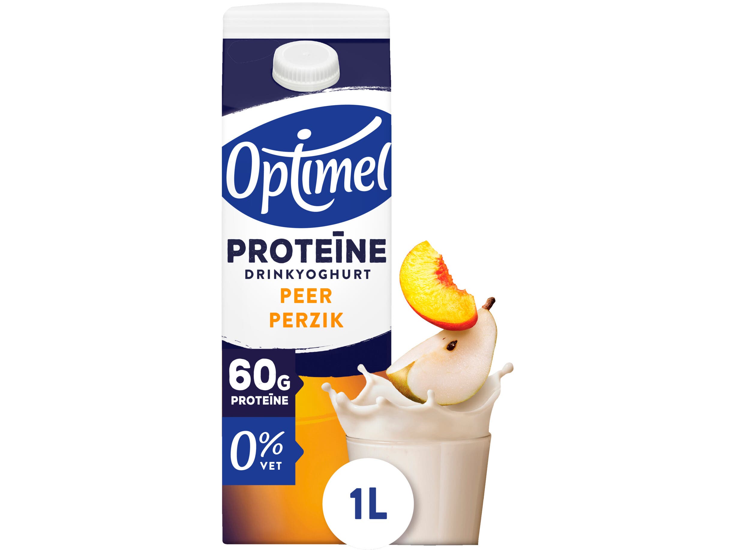 Optimel Protein drinkyoghurt perzik peer