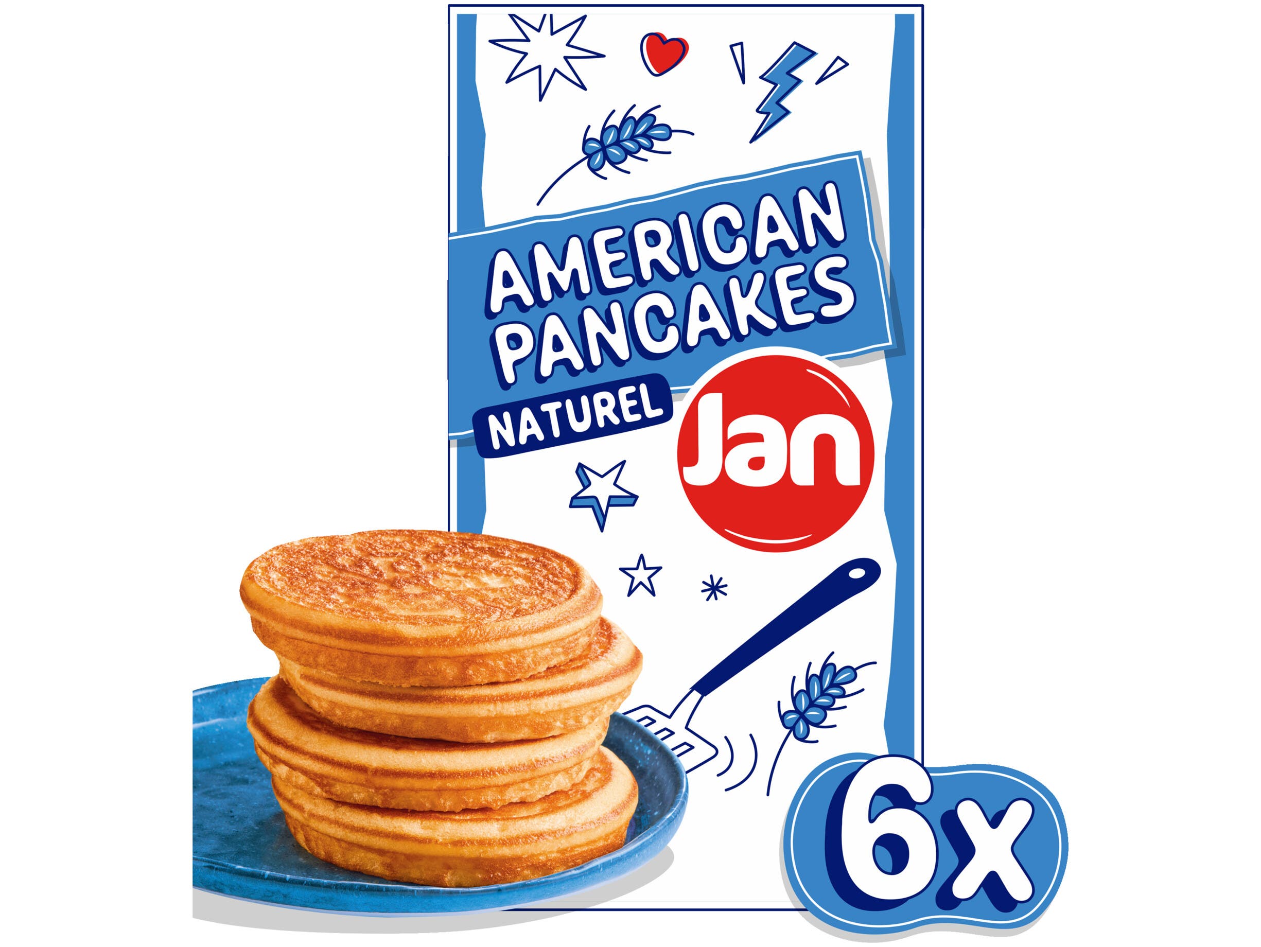 Jan Amerikaanse pancakes