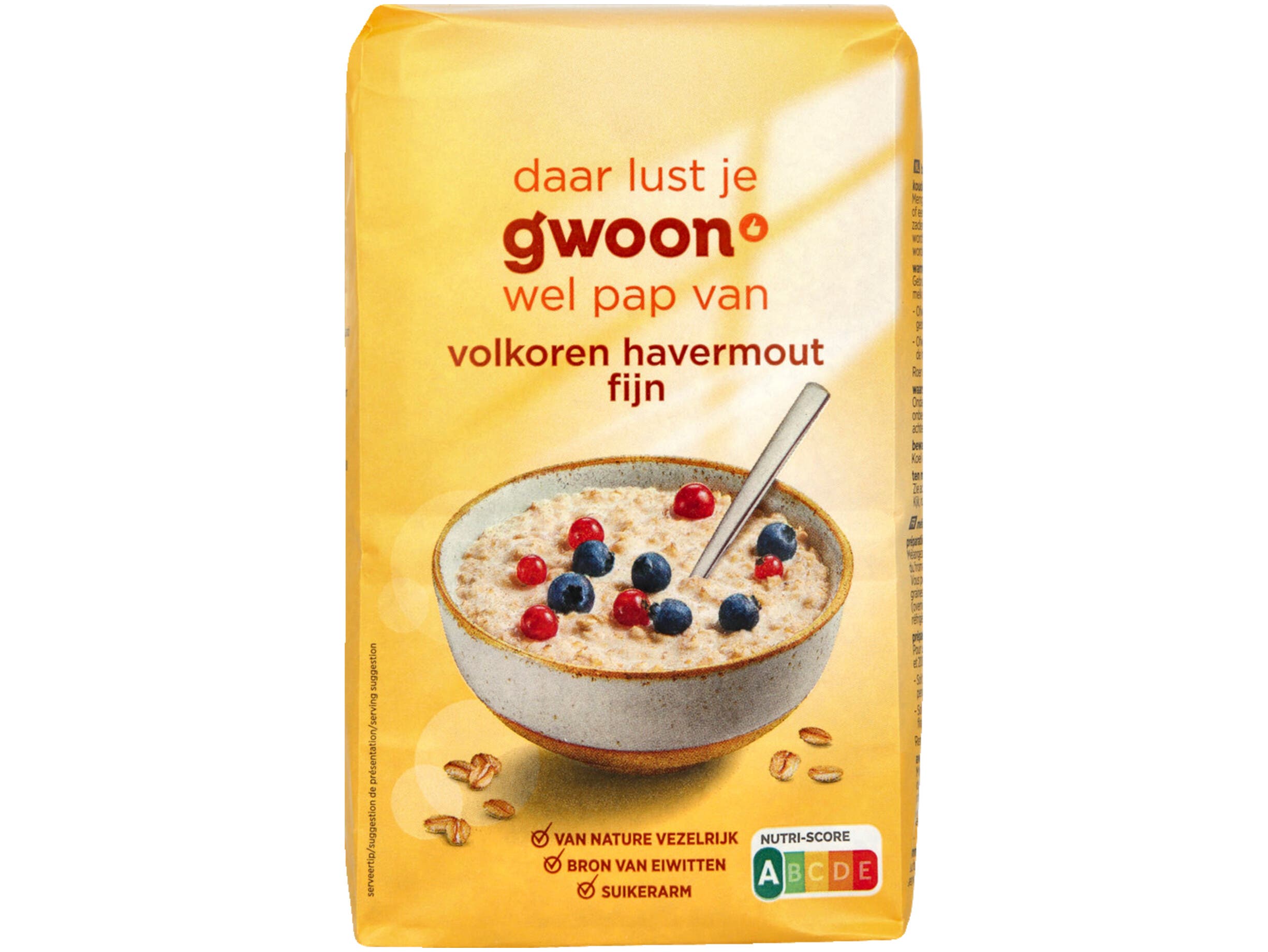 G'woon Havermout fijn volkoren