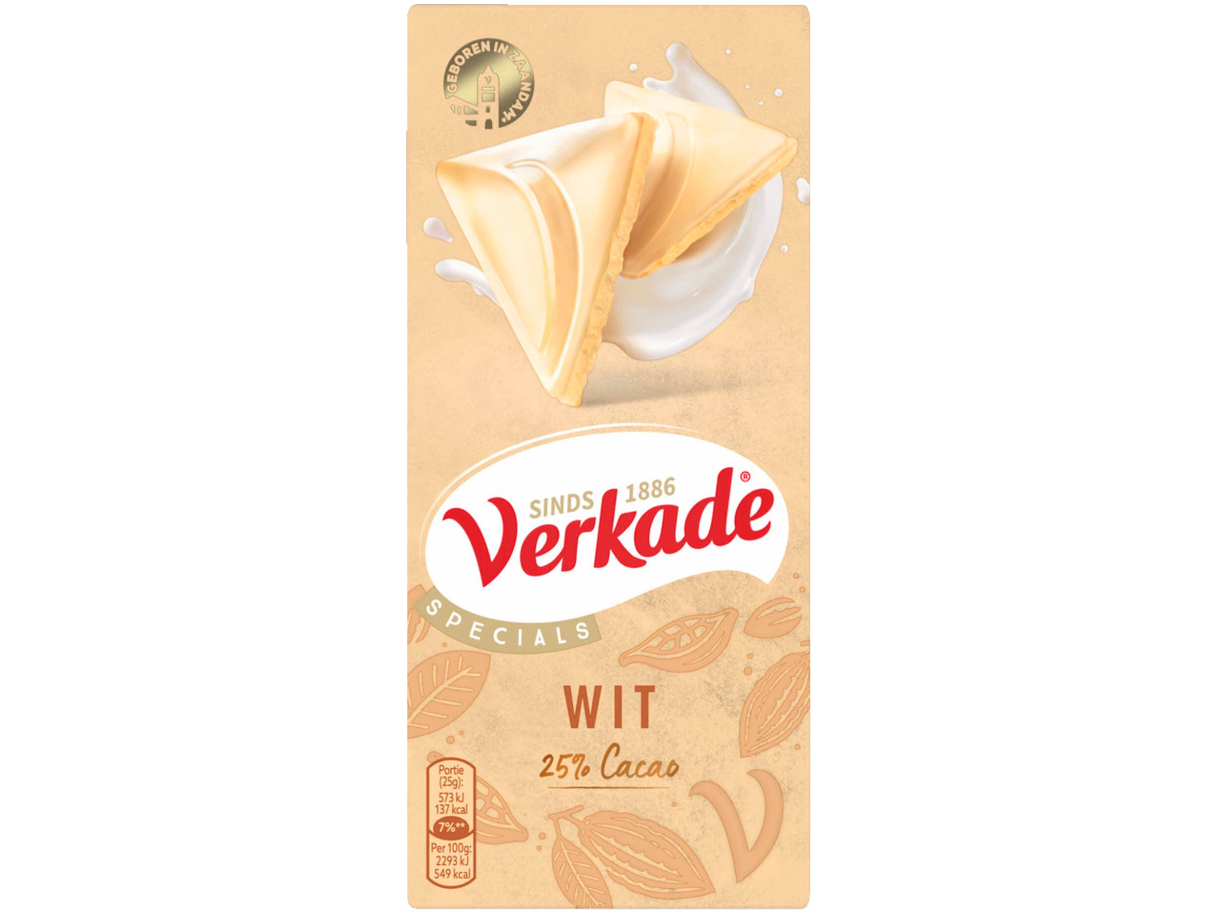 Verkade Chocoladereep wit