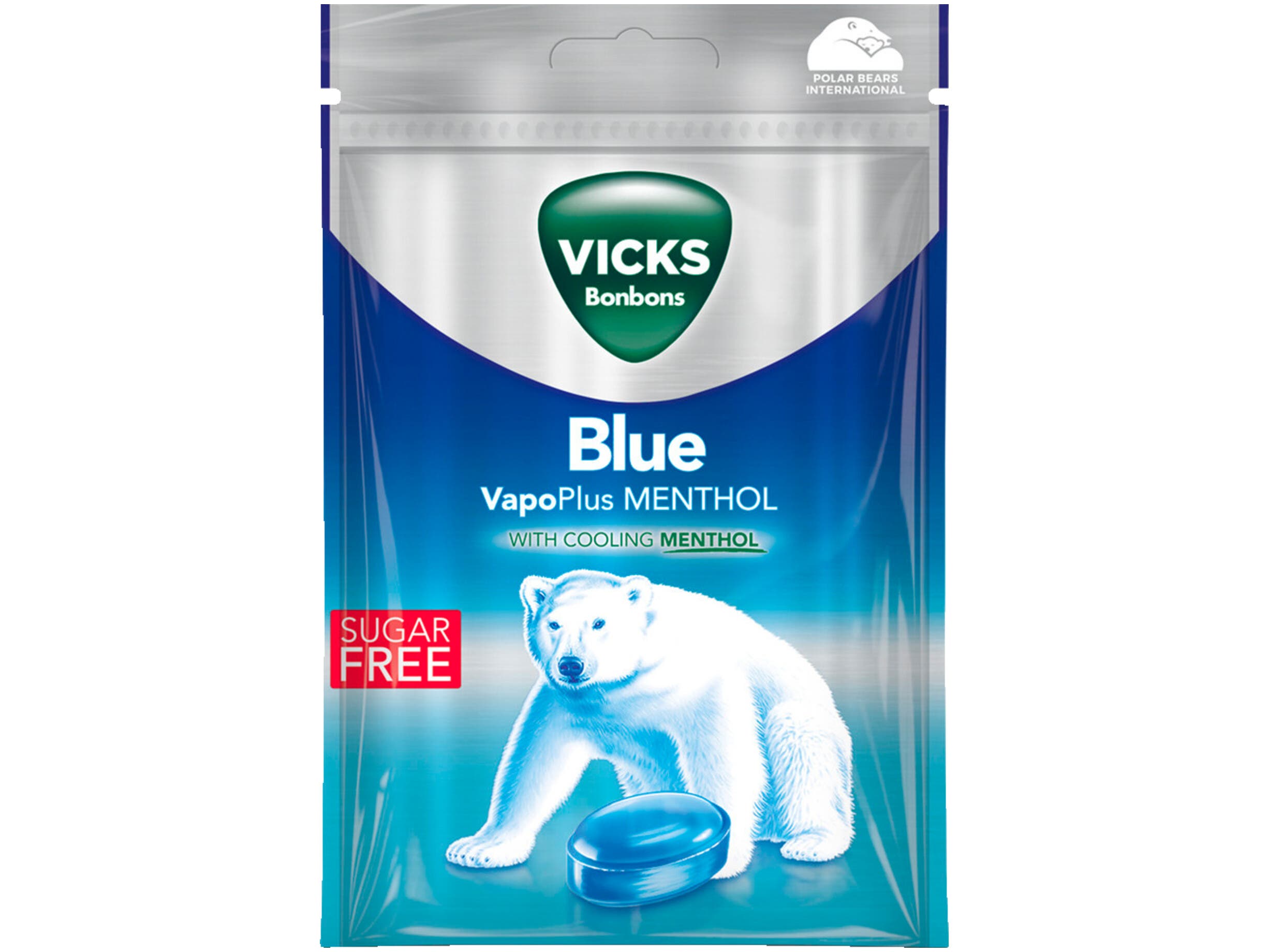 Vicks Blue menthol suikervrij