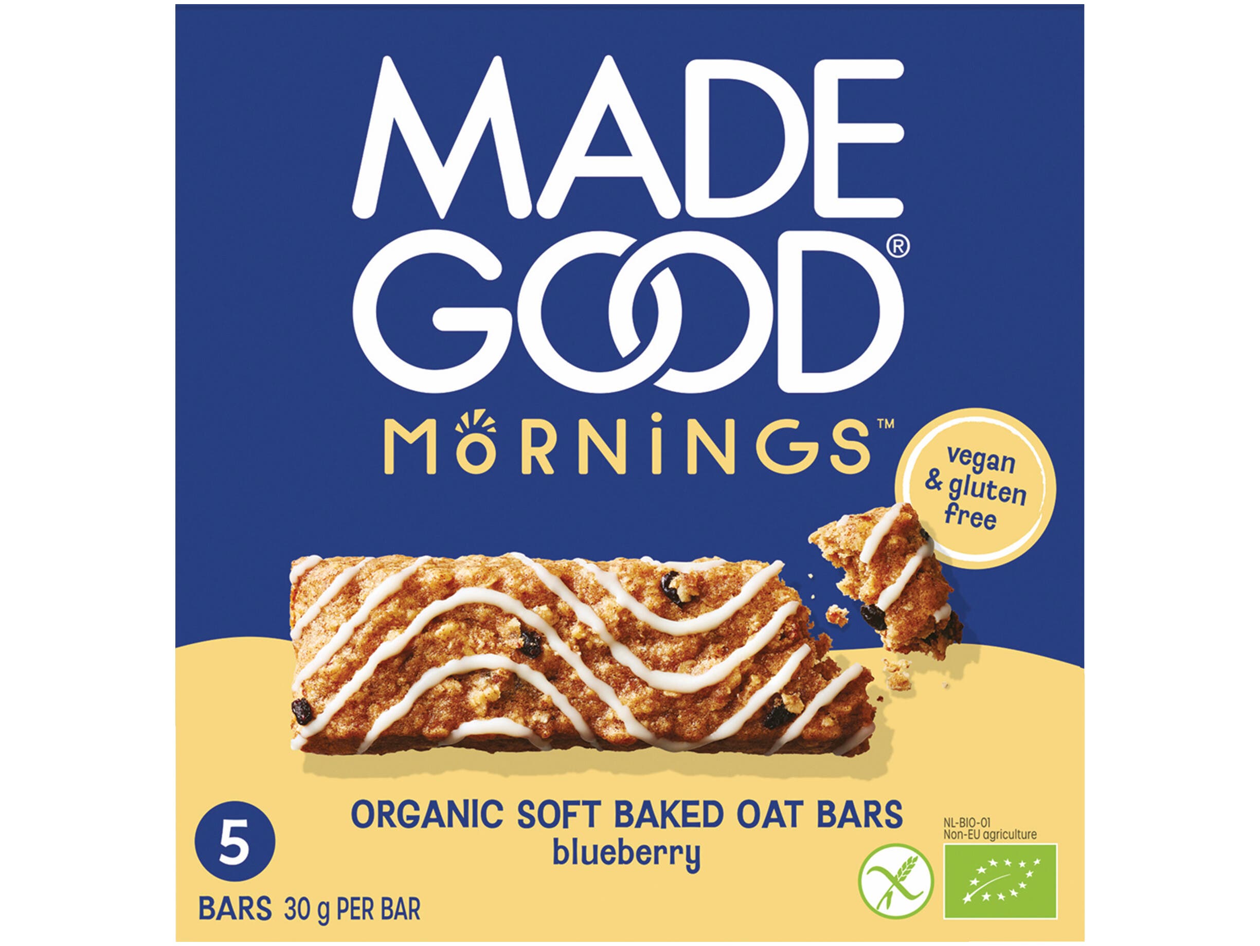Made good Soft baked oat bars blueberry