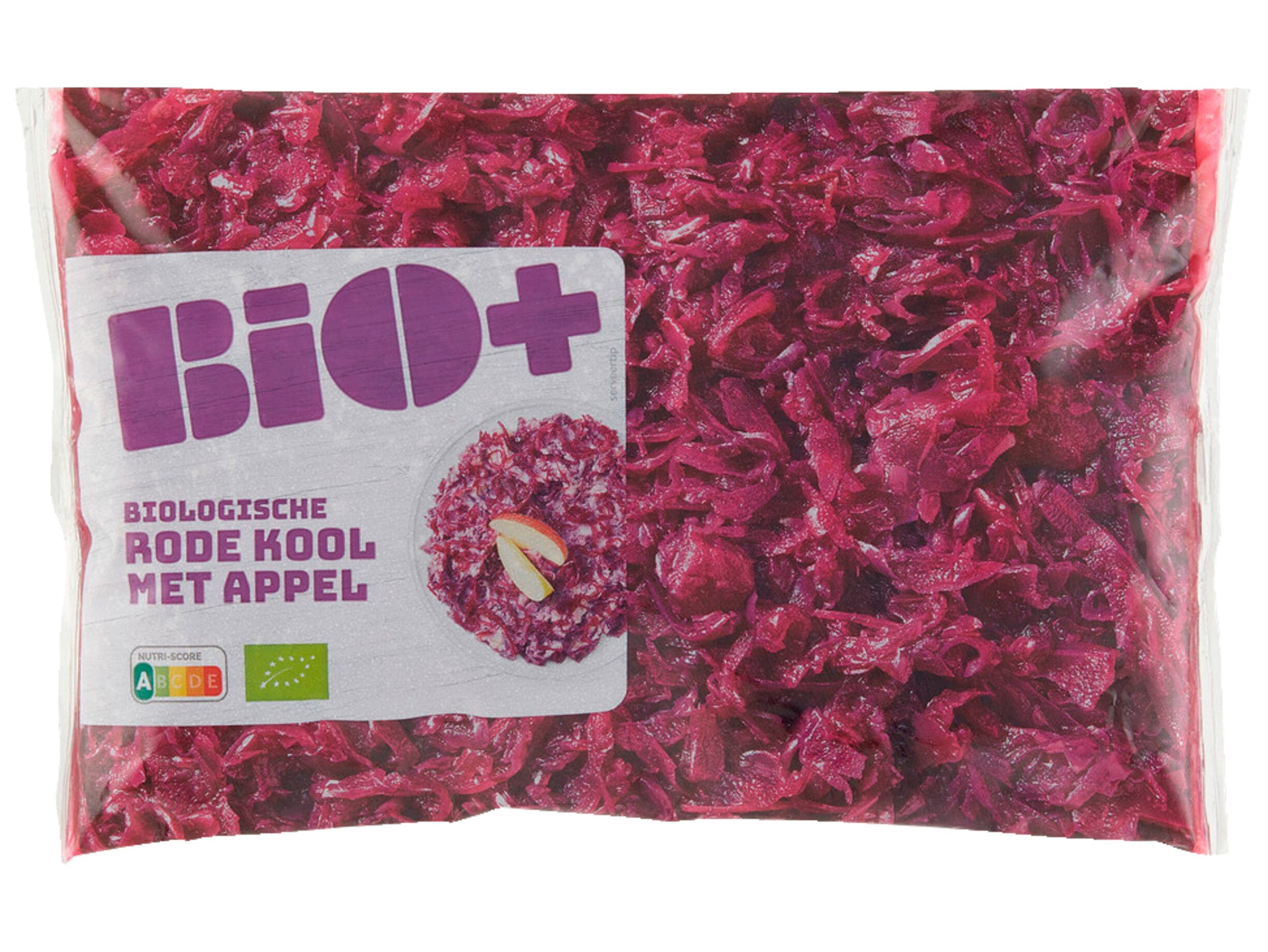 Bio+ Rode kool met appel