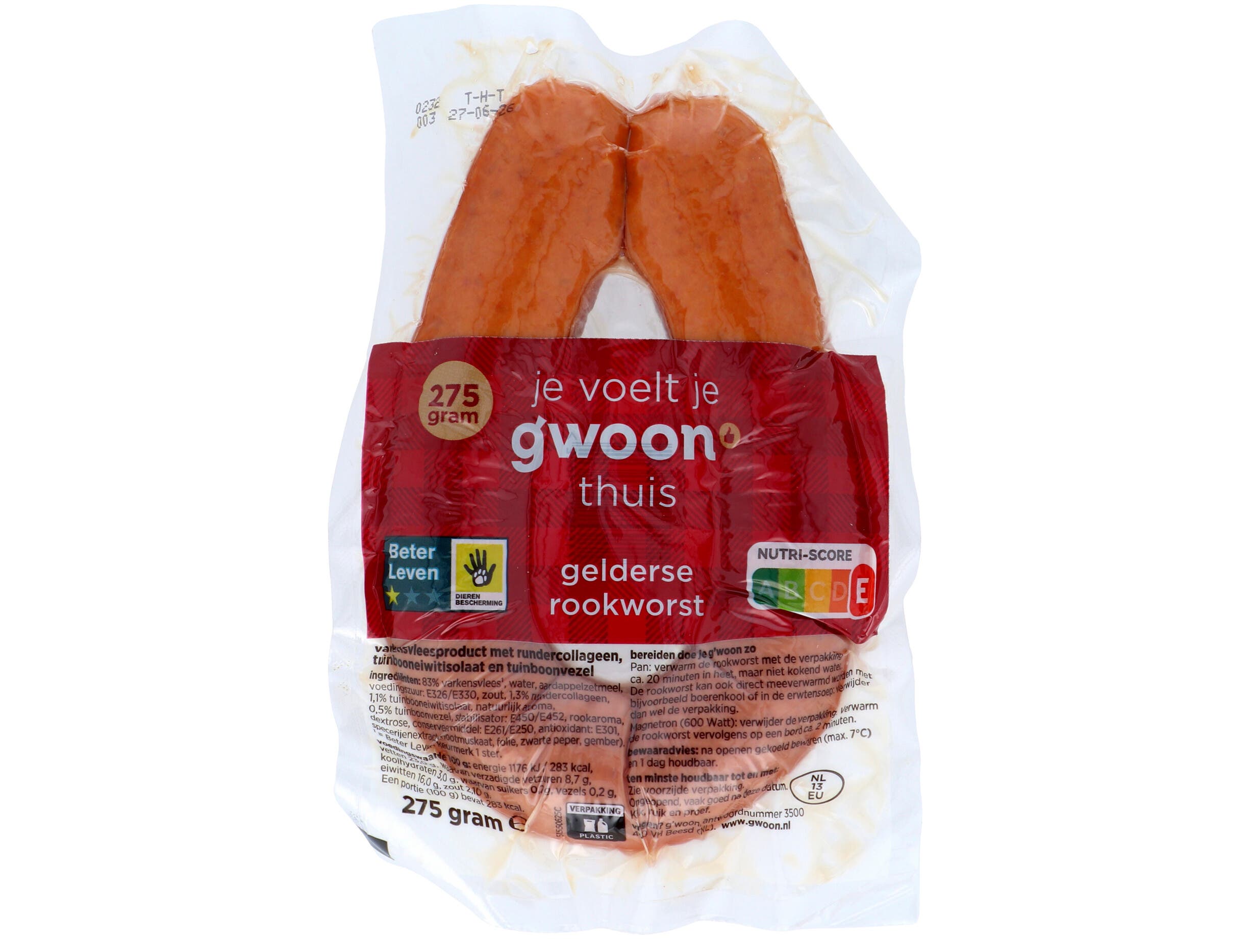 G'woon Gelderse rookworst