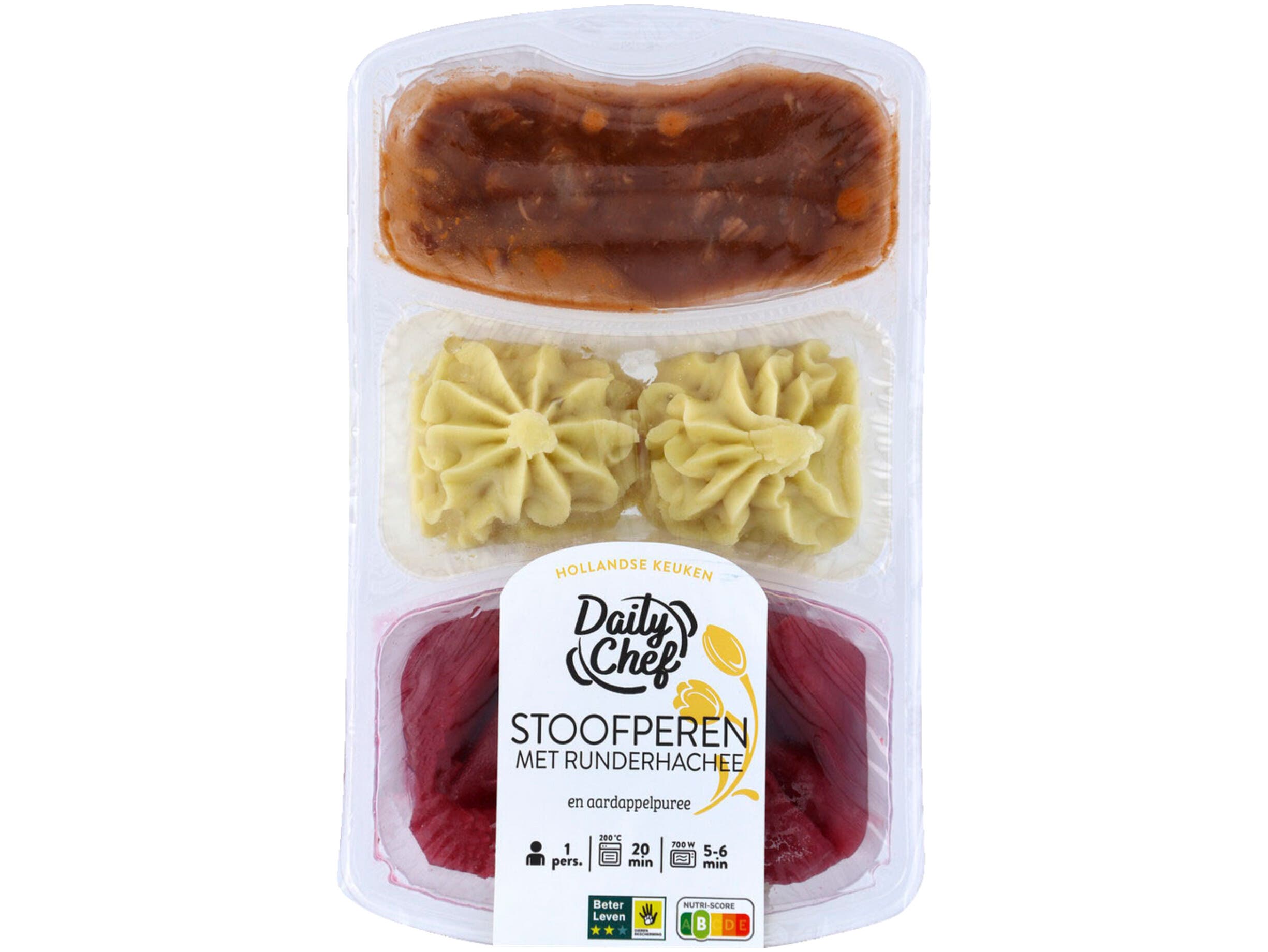 Daily Chef Stoofperen met hachee en puree