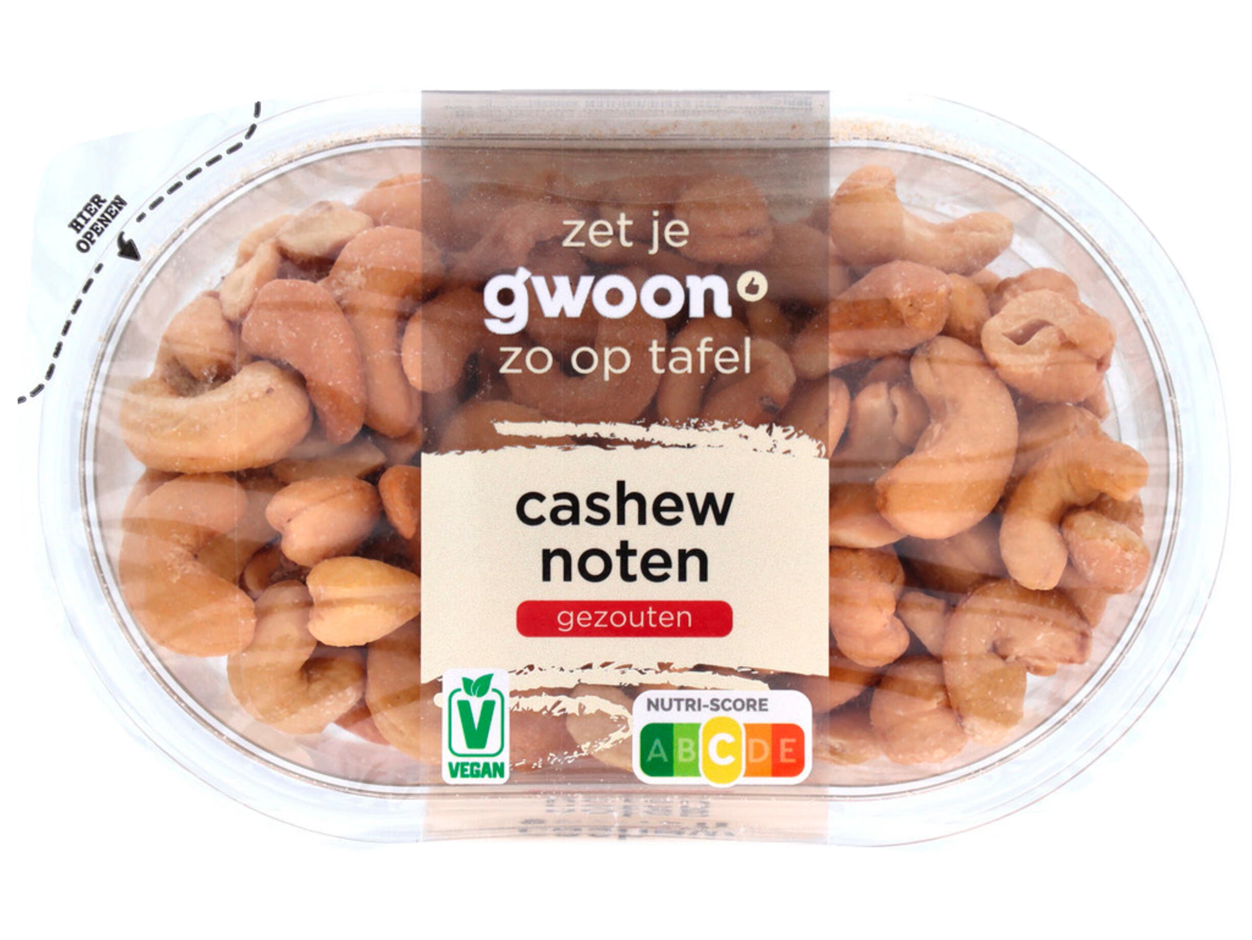G'woon Cashewnoten gezouten