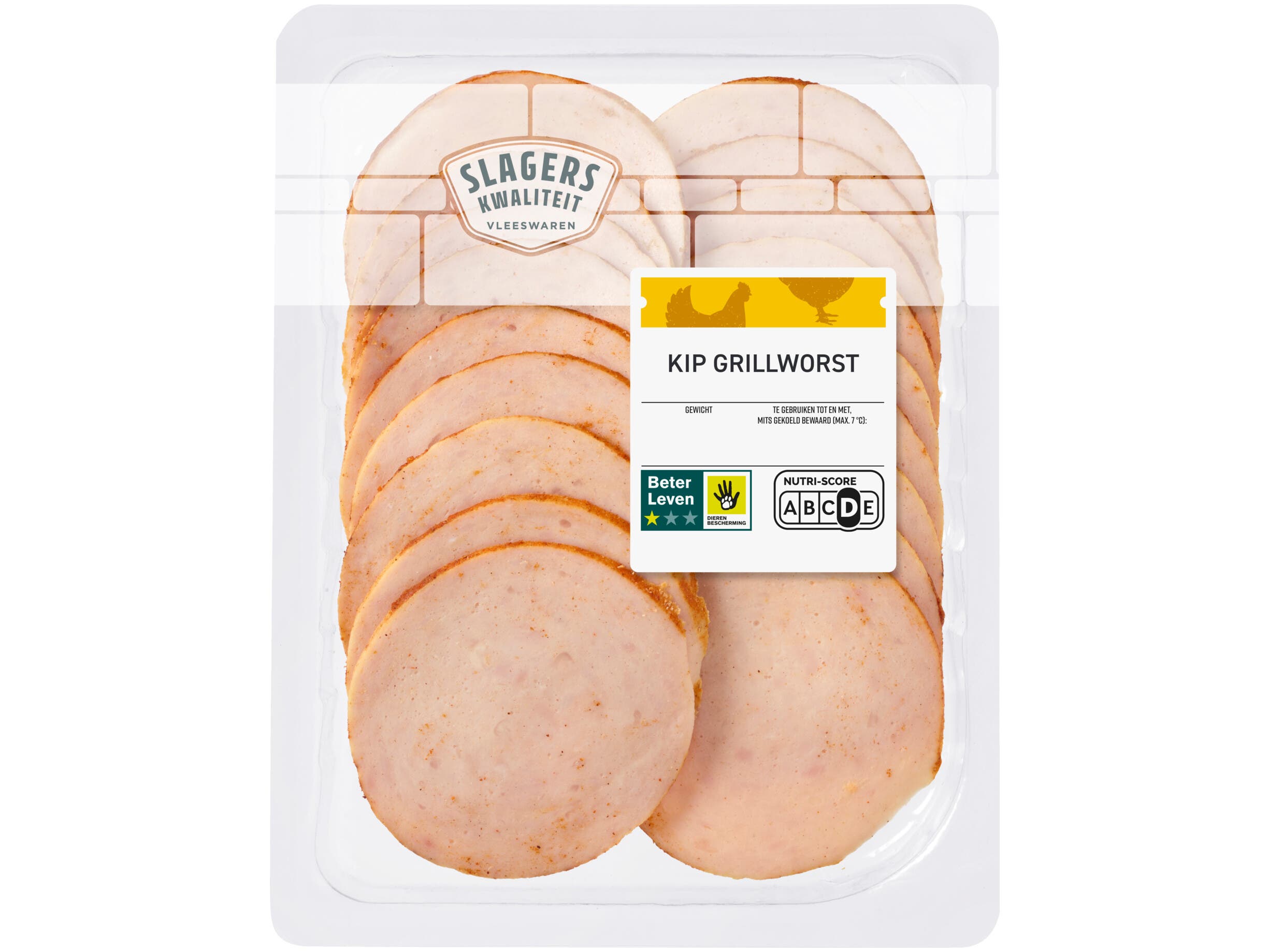Slagers kwaliteit Kipgrillworst