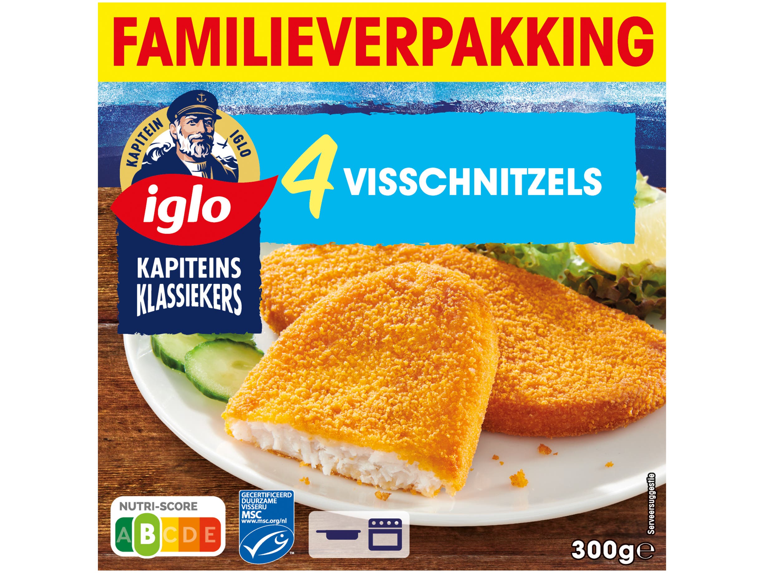 Iglo Fish & Fun visschnitzels familieverpakking